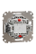Вимикач двоклавішний прохідний Schneider Electric Sedna Design 10 А Алюміній (SDD113108)