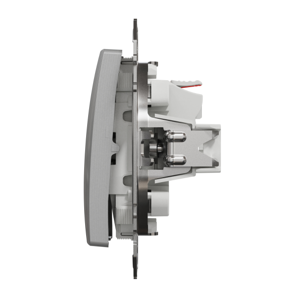 Кнопковий вимикач Schneider Electric Sedna Design Алюміній (SDD113111)