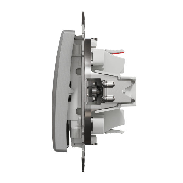 Кнопковий перемикач Schneider Electric Sedna Design 10 А Алюміній (SDD113116)