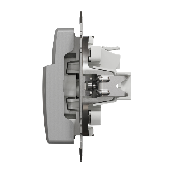 Карточный выключатель Schneider Electric Sedna Design 10 А Матовый алюминий (SDD113121)