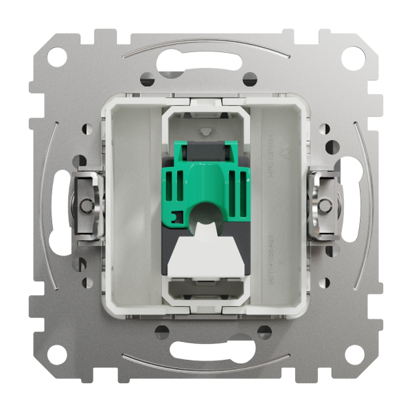 Комп'ютерна розетка RJ45 Cat5 UTP Schneider Electric Sedna Design Алюміній (SDD113451)