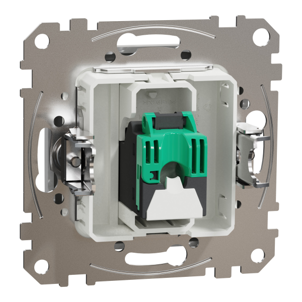 Комп'ютерна розетка RJ45 Cat5 UTP Schneider Electric Sedna Design Алюміній (SDD113451)