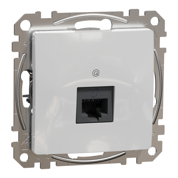 Комп'ютерна розетка RJ45 Cat5 UTP Schneider Electric Sedna Design Алюміній (SDD113451)