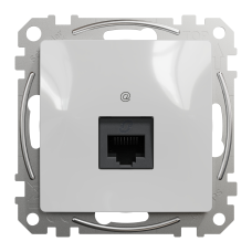 Компьютерная розетка RJ45 Cat5 UTP Schneider Electric Sedna Design Алюминий (SDD113451)