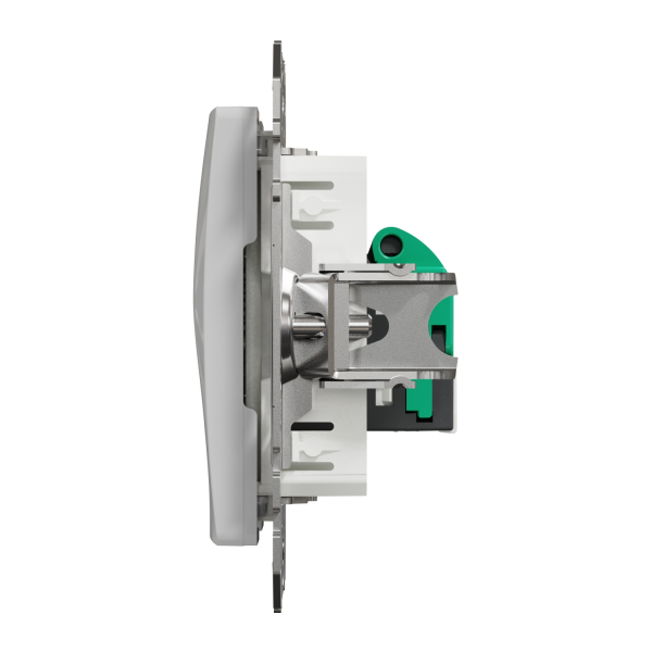 Комп'ютерна розетка RJ45 Cat5 UTP Schneider Electric Sedna Design Алюміній (SDD113451)