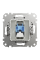 Комп'ютерна розетка RJ45 Cat6 UTP Schneider Electric Sedna Design Алюміній (SDD113461)