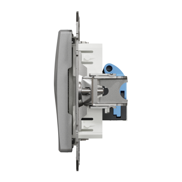 Комп'ютерна розетка RJ45 Cat6 UTP Schneider Electric Sedna Design Алюміній (SDD113461)