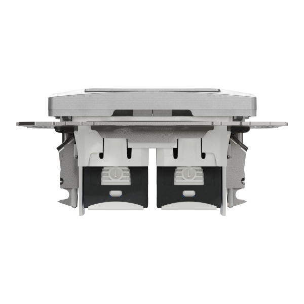 Компьютерная розетка RJ45 Cat6 UTP Schneider Electric Sedna Design 2-постовая Матовый алюминий (SDD113462)