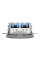 Компьютерная розетка RJ45 Cat6 UTP Schneider Electric Sedna Design 2-постовая Матовый алюминий (SDD113462)