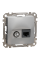 TV+RJ45 розетка Schneider Electric Sedna Design Алюминий (SDD113469T)