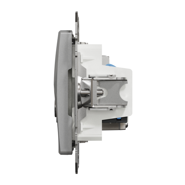 TV+RJ45 розетка Schneider Electric Sedna Design Алюминий (SDD113469T)