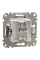 TV-розетка Schneider Electric Sedna Design кінцева Алюміній (SDD113471)