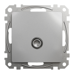 TV-розетка Schneider Electric Sedna Design оконечная Матовый алюминий (SDD113471)