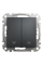 Вимикач для жалюзі Schneider Electric Sedna Design 10 А Чорний (SDD114104)