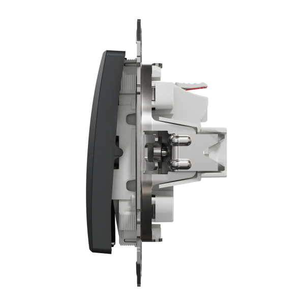 Кнопочный выключатель Schneider Electric Sedna Design Чёрный (SDD114111)
