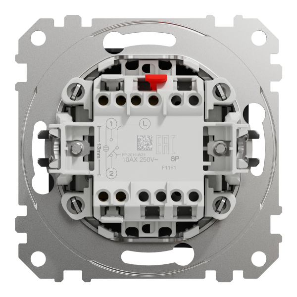 Кнопковий перемикач Schneider Electric Sedna Design 10 А Чорний (SDD114116)