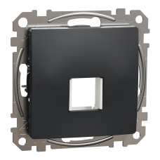 Лицевая накладка Keystone Schneider Electric Sedna Design Чёрный (SDD114421)