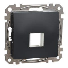 Лицьова накладка Keystone Schneider Electric Sedna Design Чорний (SDD114421)