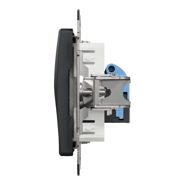 Компьютерная розетка RJ45 Cat6 UTP Schneider Electric Sedna Design Чёрный (SDD114461)