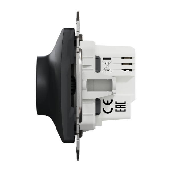 Диммер поворотный Schneider Electric Sedna Design LED Чёрный (SDD114502)