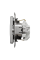Розетка с заземлением Schneider Electric Sedna Design 16 А со шторками Матовый алюминий (SDD170022)