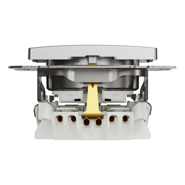Розетка Schneider Electric Sedna Design 16 А Матовый алюминий (SDD170022U)