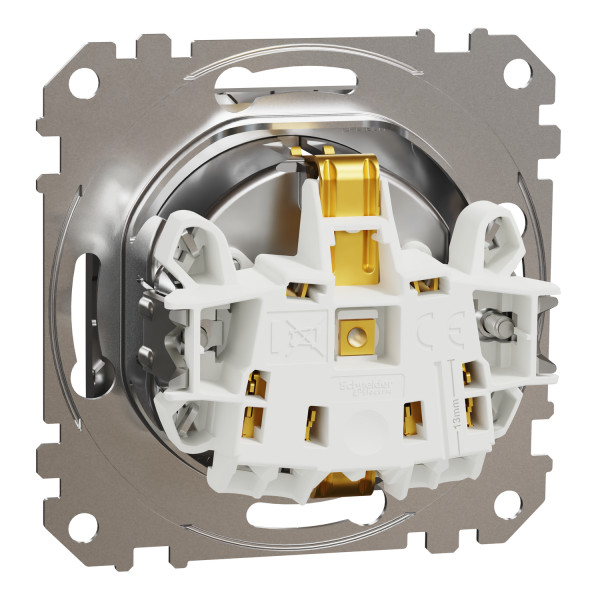 Розетка Schneider Electric Sedna Design 16 А Матовый алюминий (SDD170022U)