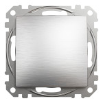 Выключатель одноклавишный Schneider Electric Sedna Design 10 А Алюминий (SDD170101U)