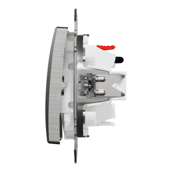 Выключатель для жалюзи Schneider Electric Sedna Design 10 А Алюминий (SDD170104)