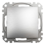 Кнопочный выключатель Schneider Electric Sedna Design 10 А Матовый алюминий (SDD170111U)