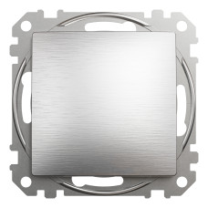 Кнопочный выключатель Schneider Electric Sedna Design 10 А Алюминий (SDD170111U)