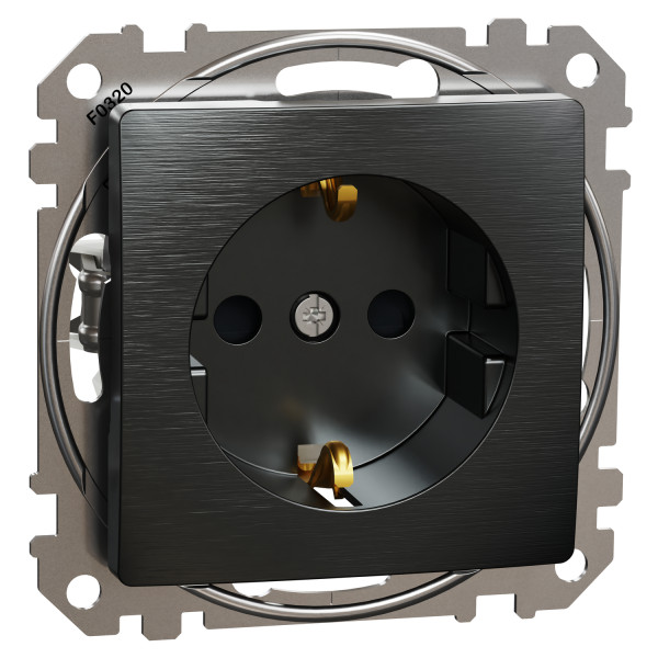 Розетка Schneider Electric Sedna Design 16 А Матовый титан (SDD172022U)