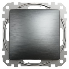 Выключатель одноклавишный Schneider Electric Sedna Elements 10 А Матовый титан (SDD172101U)