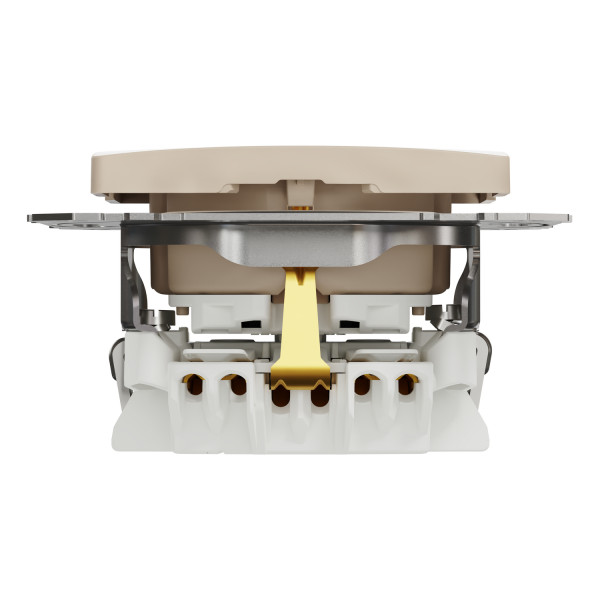 Розетка Schneider Electric Sedna Design 16 А колір березового дерева (Pantone 4685C) (SDD180022U)