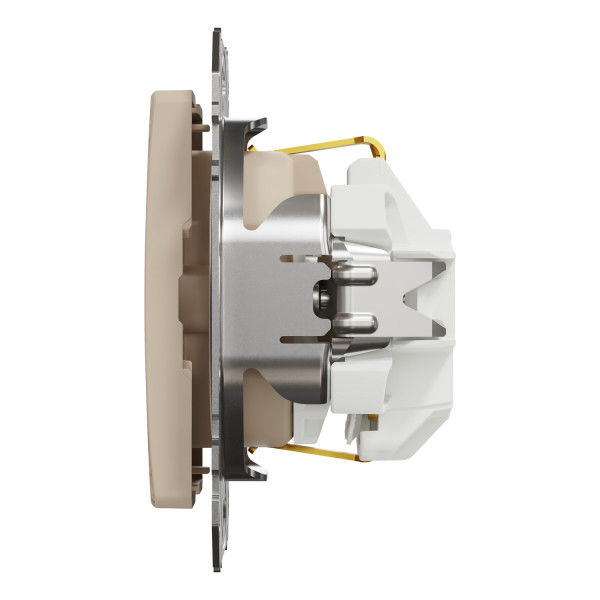 Розетка Schneider Electric Sedna Design 16 А колір березового дерева (Pantone 4685C) (SDD180022U)