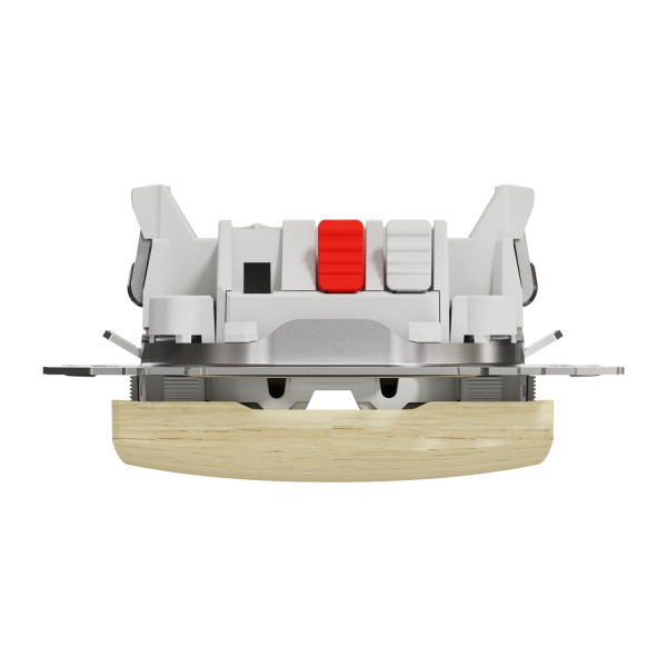 Кнопка звонка Schneider Electric Sedna Elements 10 А колір березового дерева (SDD180111)