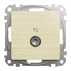 TV-розетка Schneider Electric Sedna Elements кінцева колір березового дерева (SDD180471)