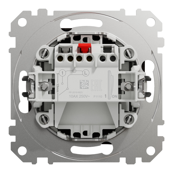 Выключатель одноклавишный Schneider Electric Sedna Elements 10 А Венге (SDD181101)