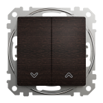 Выключатель для жалюзи Schneider Electric Sedna Elements 10 А Венге (SDD181104)