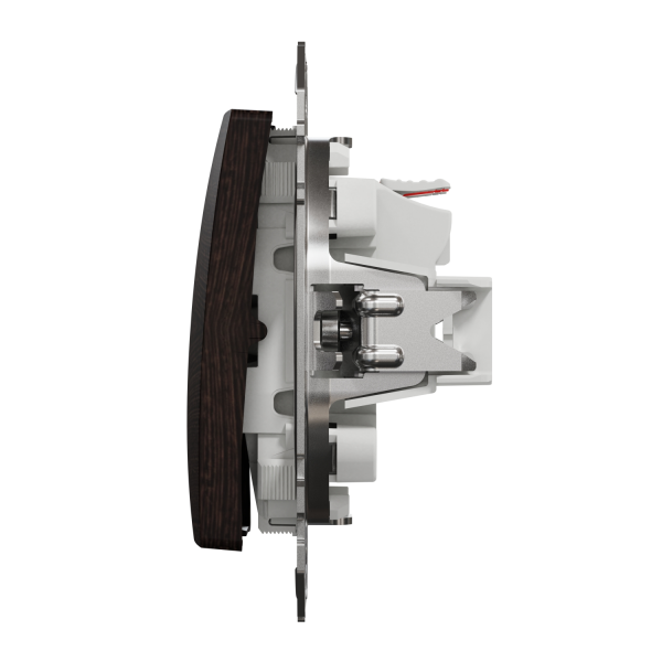 Вимикач двоклавішний Schneider Electric Sedna Elements 10 А Венге (SDD181105)