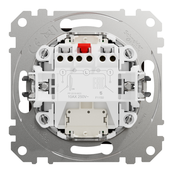 Выключатель одноклавишный Schneider Electric Sedna Elements 10 А Венге (SDD181105L)