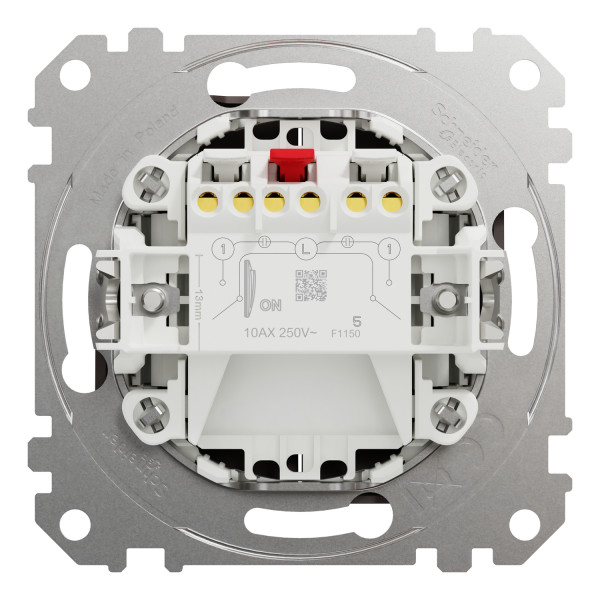 Выключатель двухклавишный Schneider Electric Sedna Elements 10 А Венге (SDD181105U)