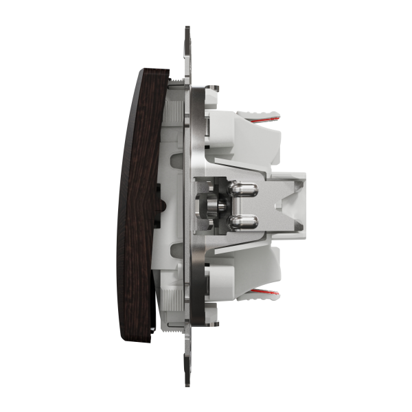 Вимикач двоклавішний прохідний Schneider Electric Sedna Elements 10 А Венге (SDD181108)