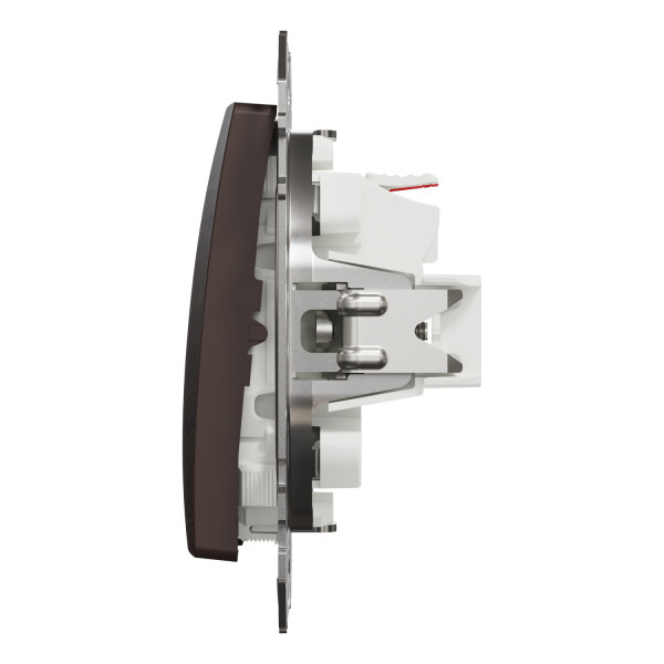 Кнопковий вимикач Schneider Electric Sedna Elements 10 А Венге (SDD181111U)