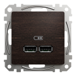 USB-розетка 2xA Schneider Electric Sedna Design 5 Вт Венге (SDD181401)