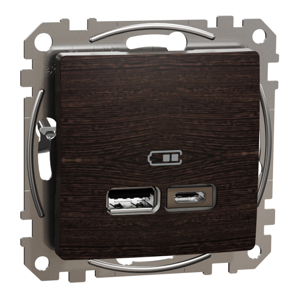 USB-розетка A+C Schneider Electric Sedna Design 12 Вт Венге (SDD181402)