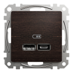 USB-розетка A+C Schneider Electric Sedna Design 12 Вт Венге (SDD181402)