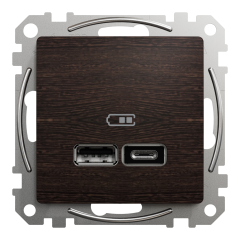 USB-розетка A+C Schneider Electric Sedna Elements 12 Вт Венге (SDD181402)