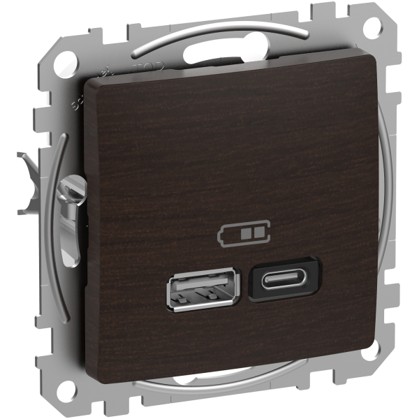 USB-розетка A+C Schneider Electric Sedna Design 45 Вт Венге (SDD181404)