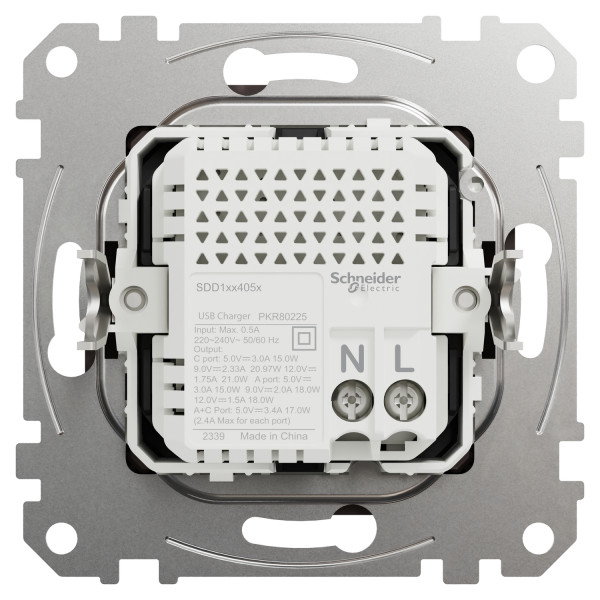 USB-розетка A+C Schneider Electric Sedna Design 15 Вт Венге (SDD181405U)